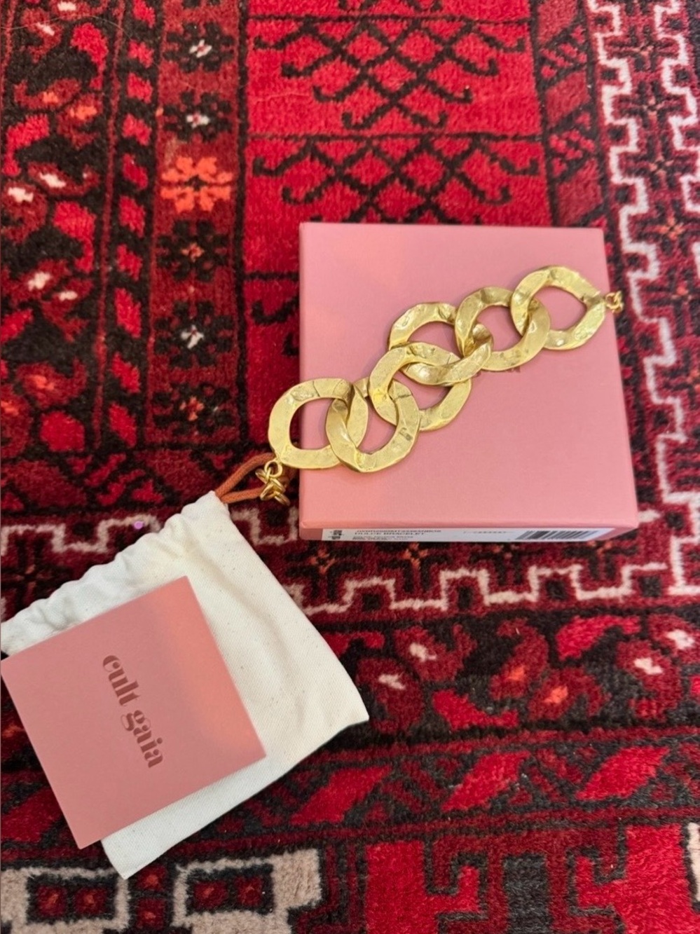 Cult Gaia Dulce Bracelet Antique Brass NEW NIB - Picture 3 of 3